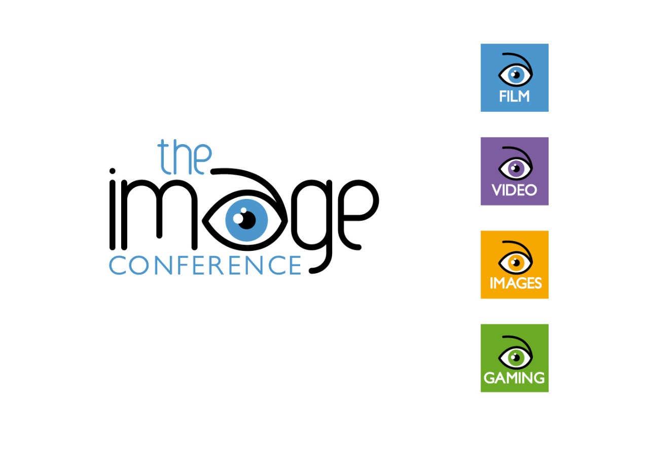 the image conference logo blue